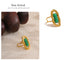 Yhpup pedra natural verde ágata manguito aberto anel ajustável 18k pvd banhado a aço inoxidável dourado moda dedo jóias presente