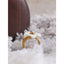Yhpup mais grosso concha natural flor aberta cor de ouro anel moda aço inoxidável elegante requintado à prova dwaterproof água dedo jóias 2024