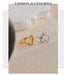 Anillo Corazón Hueco Ajustable Aurora Joyería