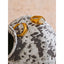 Yhpup 7 #   Anel aberto de fundição de aço inoxidável, pedra de concha de tigre natural, fritilary, joias da moda para mulheres, novo