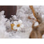 Yhpup mais grosso concha natural flor aberta cor de ouro anel moda aço inoxidável elegante requintado à prova dwaterproof água dedo jóias 2024