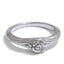 Yhpup 678 #   Moda aço inoxidável rosa flor feminino anel integrado 2024 ouro prata cor jóias atacado acessórios presente