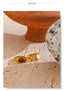 Yhpup 7 #   Anel aberto de fundição de aço inoxidável, pedra de concha de tigre natural, fritilary, joias da moda para mulheres, novo