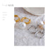 Yhpup alta qualidade imitação de pérolas gota aço inoxidável dourado coreano hoop brincos encantos moda jóias bijoux femme presente