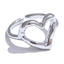 Anillo Corazón Hueco Ajustable Aurora Joyería