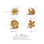 Yhpup Anel de dedo grande e elegante de aço inoxidável, personalidade ajustável, moderno, banhado a ouro 18k, joias da moda para mulheres
