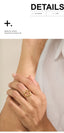Anillo Corazón Hueco Ajustable Aurora Joyería