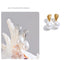 Yhpup popular chegada simulado pérolas gota geométrica brincos elegantes elegante aço inoxidável versátil diário jóias presente