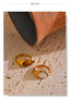 Yhpup 7 #   Anel aberto de fundição de aço inoxidável, pedra de concha de tigre natural, fritilary, joias da moda para mulheres, novo